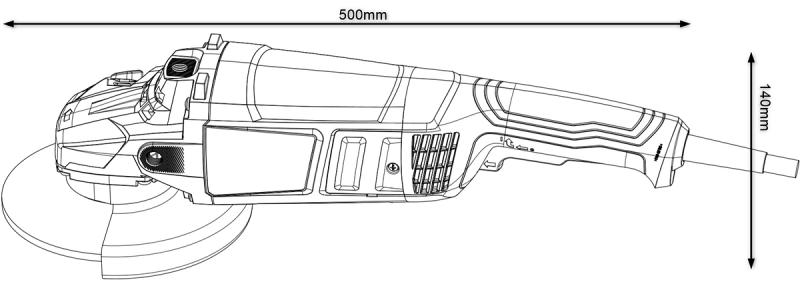 Болгарка Bosch GWS 2200_3