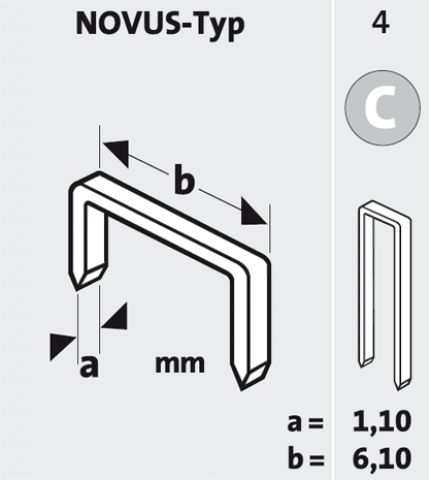 Степлер Novus J-118 С_1