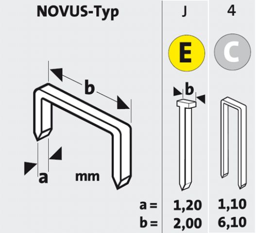 Степлер Novus J-165 EC_1