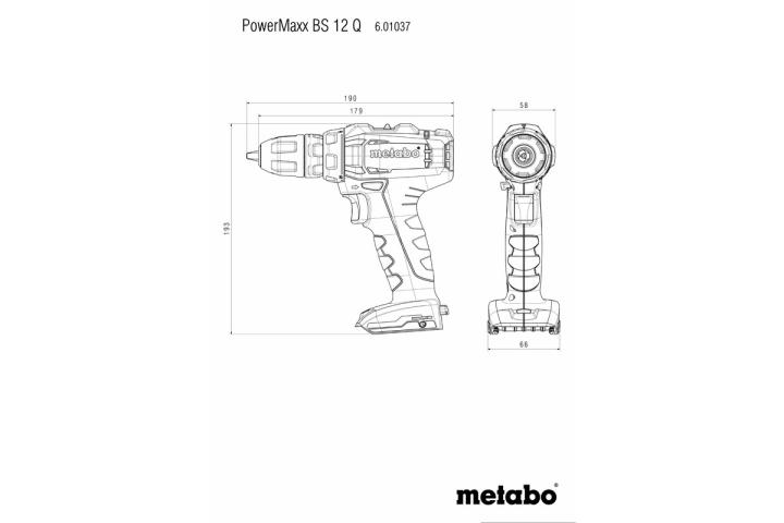 Акумуляторний шуруповерт Metabo PowerMaxx BS 12 Q_4