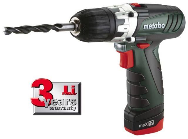 Акционный комплект Metabo PowerMaxx 12 Basic + отвертка с битами_0
