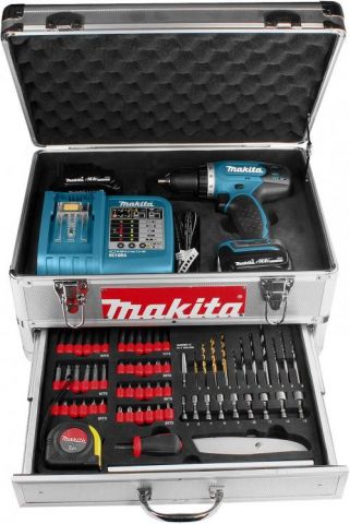 Аккумуляторный ударный дрель - шуруповерт Makita BHP453SHEX_0