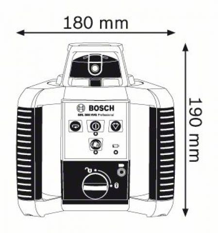 Ротационный лазерный нивелир Bosch GRL 300 HVG Set_1