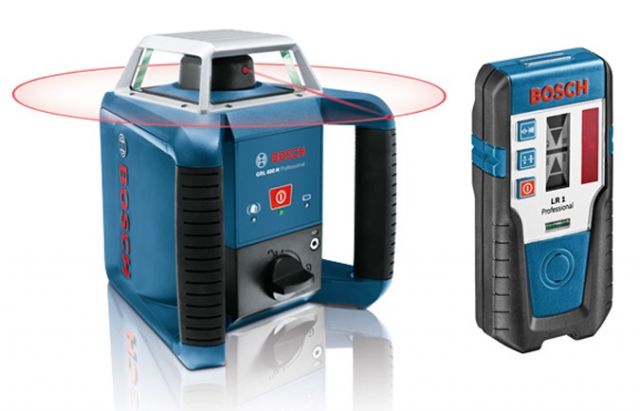 Ротационный лазерный нивелир Bosch GRL 400 H Set_0