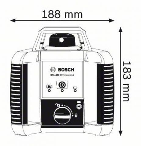 Ротационный лазерный нивелир Bosch GRL 400 H Set_1