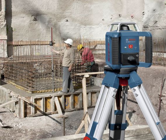 Ротационный лазерный нивелир Bosch GRL 400 H Set_2