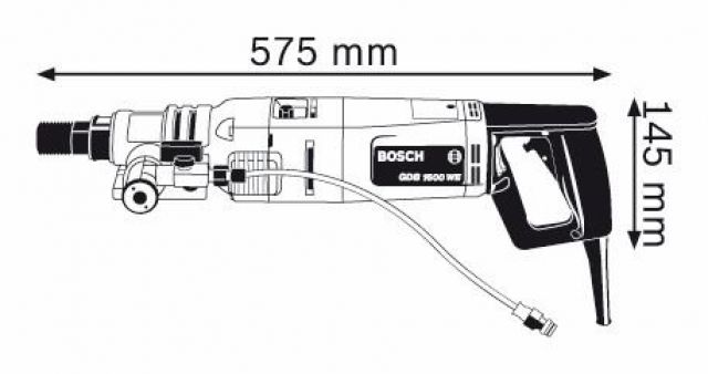 Дрель алмазного бурения Bosch GDB 1600 WE_1