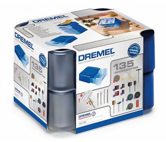 Многофункциональный набор насадок Dremel 721, 135 предметов_0