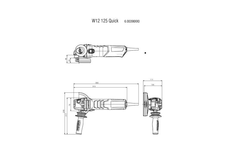 Болгарка Metabo W 13-125 Quick_4