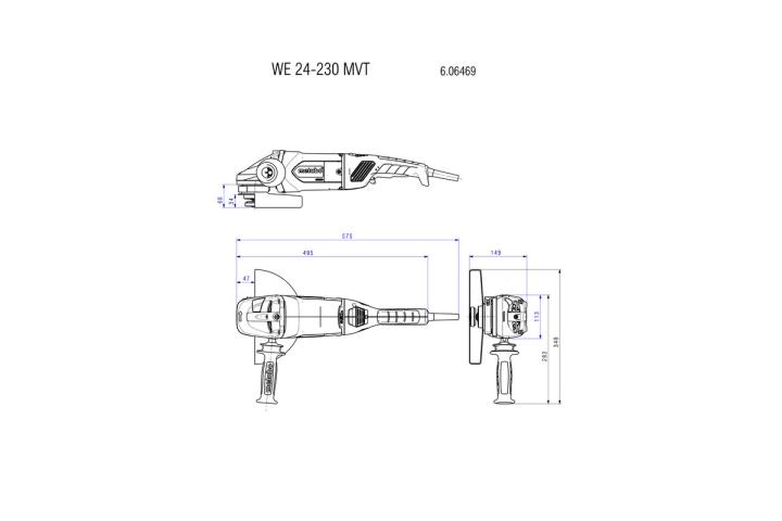 Болгарка Metabo WE 24-230 MVT_4