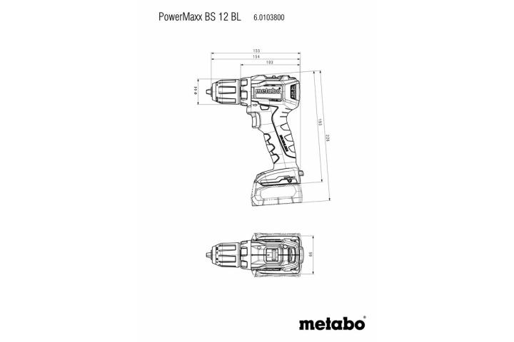 Акумуляторний шуруповерт Metabo PowerMaxx BS 12 BL_1