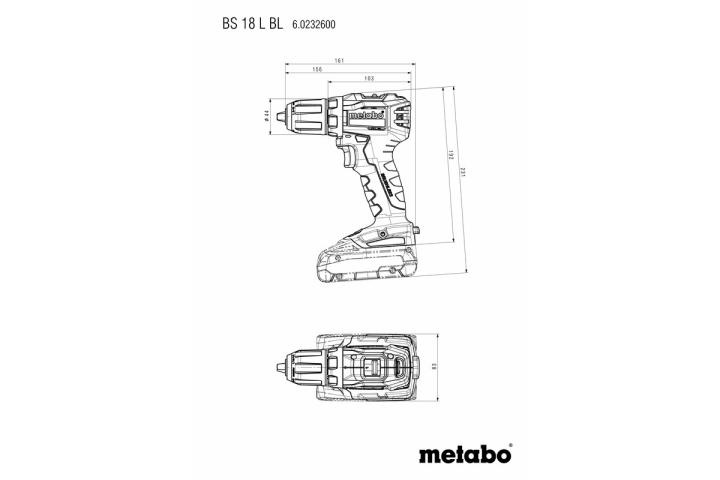 Акумуляторний шуруповерт Metabo BS 18 L BL_3
