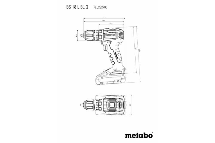 Акумуляторний шуруповерт Metabo BS 18 L BL Q_4